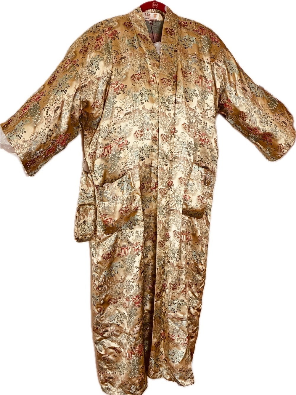 Vintage 1980’s, Hangzhou China 100% Silk Robe, Collector Grade, Original Tags-M